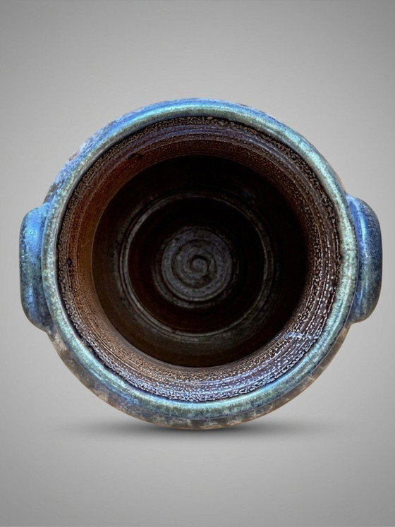 Jarrón de Gres Esmaltado Maurice Pitot – Bélgica – Años 60 – Jarrones, Ceramic (photo 10 of 10)