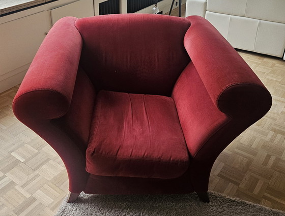 Image 1 of Jan Des Bouvrie armchairs for Arx/ Gelderland with certificate of authenticity