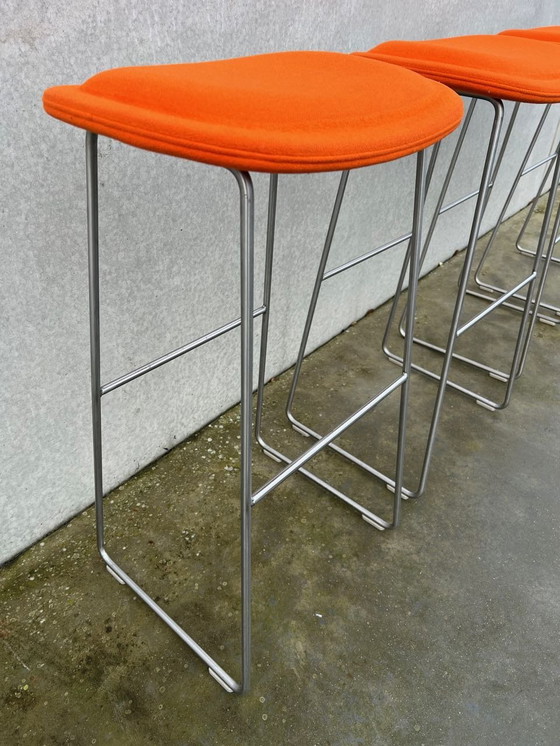 Image 1 of 4x Cappellini Hi Pad Stool H79