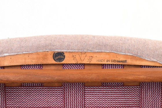 Image 1 of Mid-Century Teak & Wool Ella Armchair by Arne Vodder for Vamo Sønderborg, 1960s.