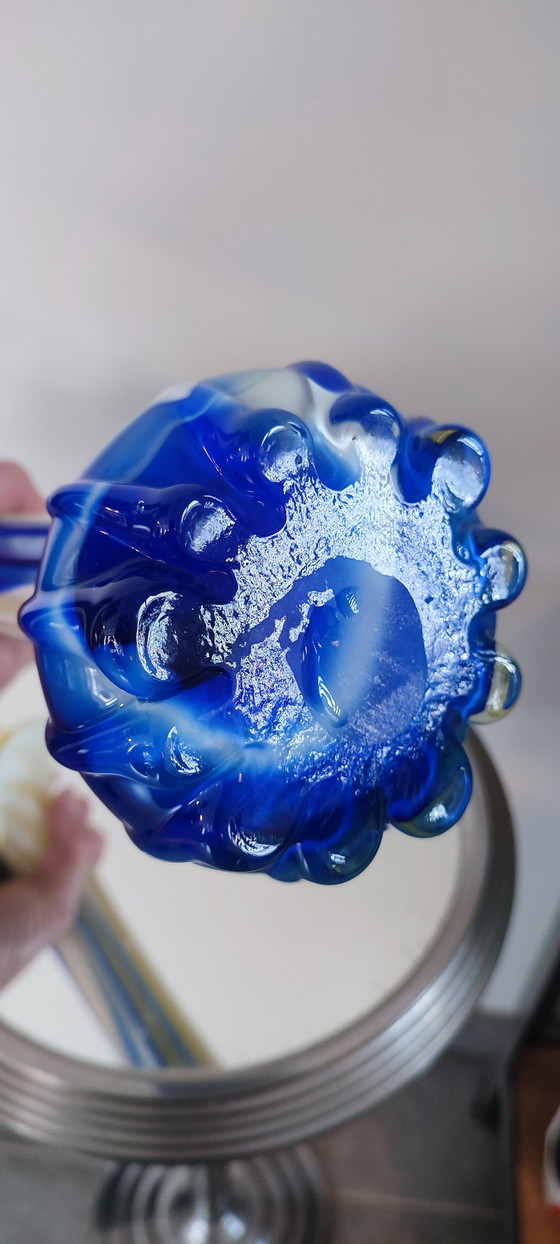 Image 1 of Vaso in vetro soffiato di Murano Calla Lily anni '60-'70