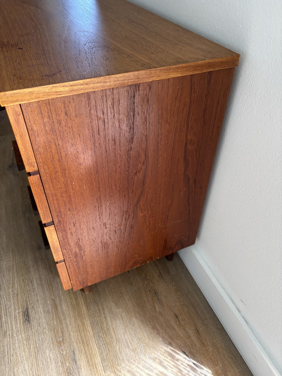 Cassettiera a Parete Vintage in Teak Danese – Vintage Deens Teak, Cassettiere, Wood (photo 6 of 10)