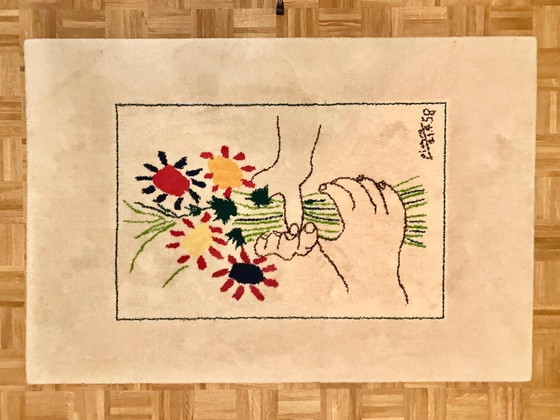 Image 1 of Magnifique tapis Desso vintage Pablo Picasso