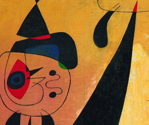 Donne, Luna, Stelle - Joan Miró 1949 manifesto 70 × 100 cm