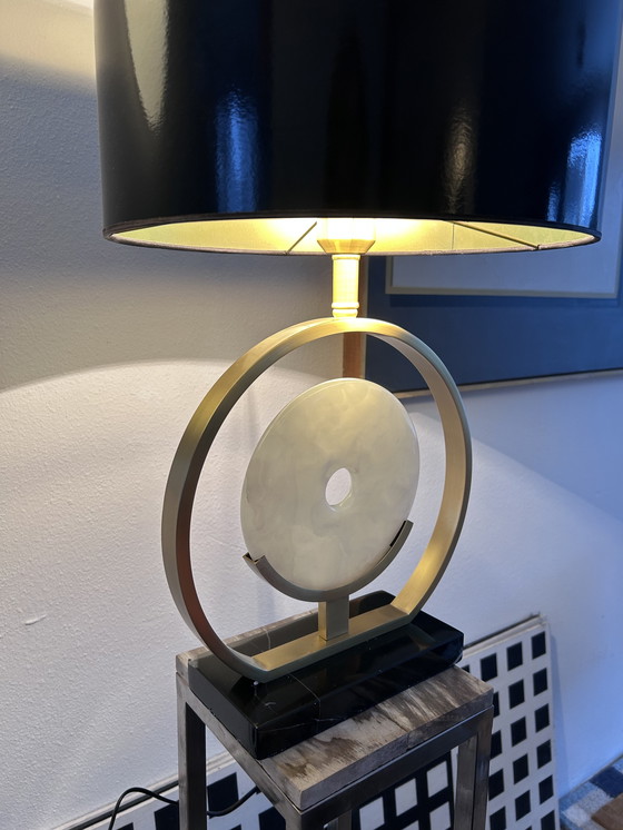 Image 1 of Lámpara de mármol - Hollywood Regency