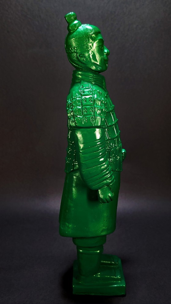 Guerrier Xi'an En Terre Cuite -中國製造 Zhōngguó Zhìzào – Sculptures, Ceramic (photo 6 of 10)