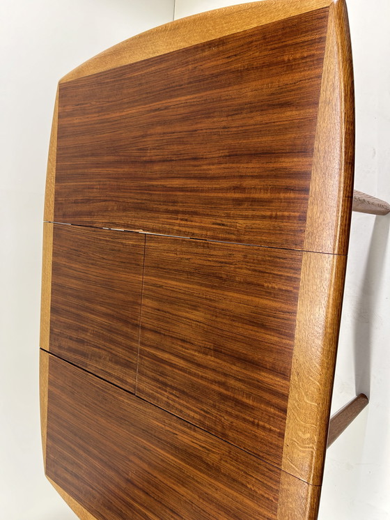 Image 1 of Loui van teefelen klap tafel met stoeltjes die nieuw gestoffeerd zijn