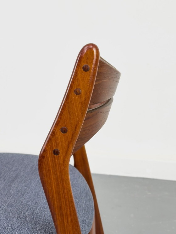 Teak Dining Chairs by Erik Buch for Chr. Christensens Møbelfabrik, 1960s, Set of 6 – Wood (photo 22 of 24)