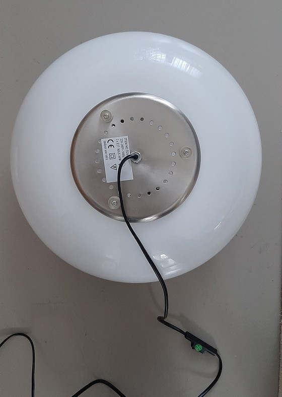 Image 1 of Tafellamp van opalineglas