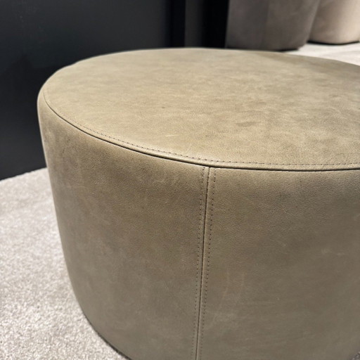 Dutchz 1300 - Cuir vert – House Of Dutchz, hockers en poefs, Leather, Calfskin (photo 2 of 2)