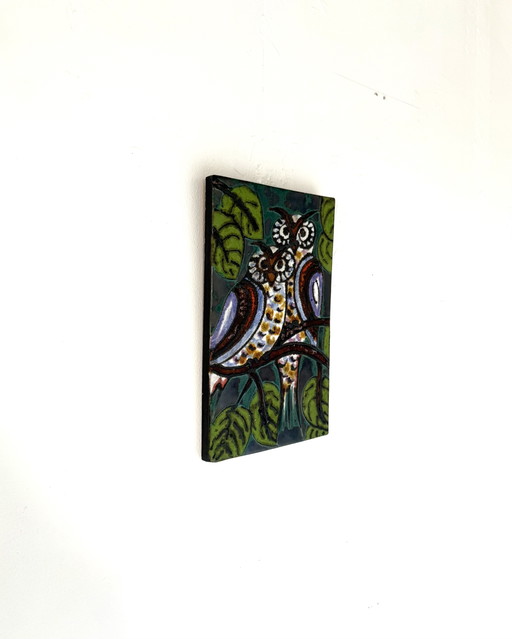 Vintage Keramikwandfliese, Ruscha Keramik ‘60 – wanddecoratie, Ceramic (photo 2 of 6)