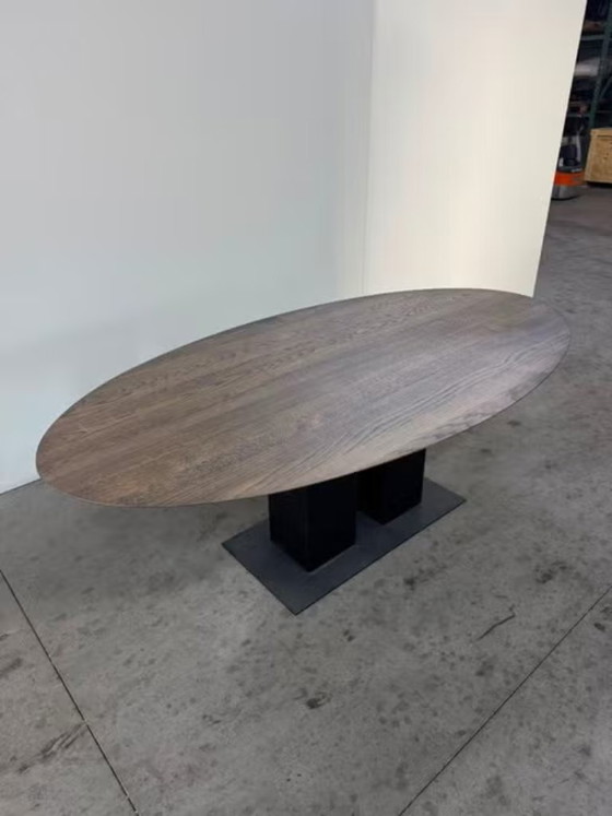 New Bert Plantagie Oak Oval Dining Table 220x115x76cm – Wood (photo 3 of 5)