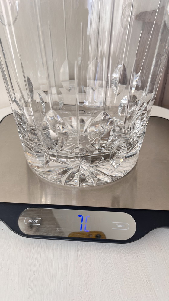 Image 1 of Handgeslepen kristallen champagnekoeler, merk Lemberg Goebel, genummerde editie