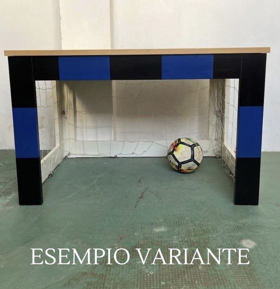 Handmade Desk with Sporty Design, Wood, Multi Color (photo 4 of 9)