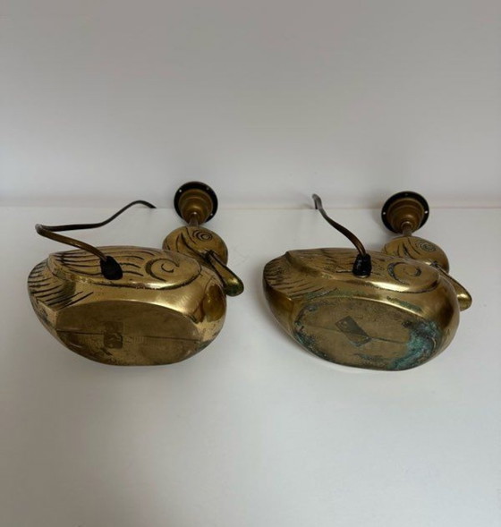 Image 1 of Paar zoömorfe (dierlijke) lampen