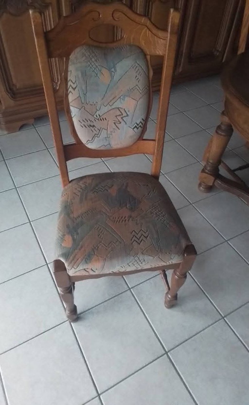 Ensemble de salle à manger en chêne massif