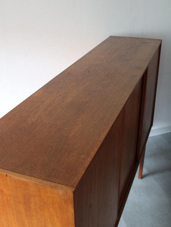 Image 1 of Vintage Danish highboard in teak 