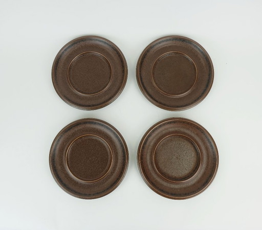 4 PIATTINI per tazze da tè arabia ruska ulla procope anni '60