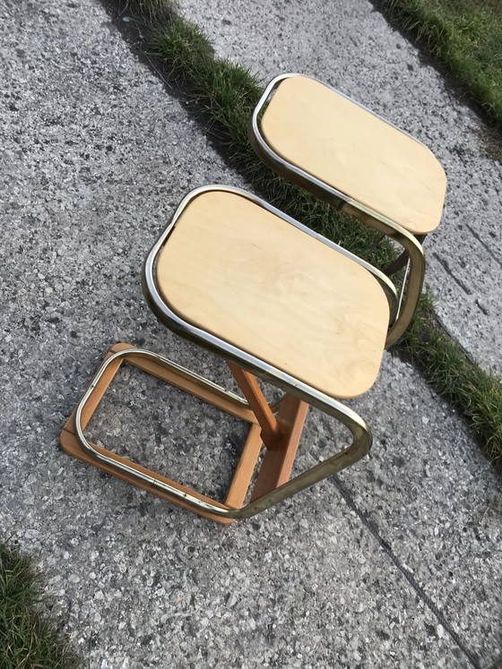 Mid-Century Italian Side Tables with Magazine Rack, 1950s Set of 2, Mid Century Modern (photo 9 of 13)