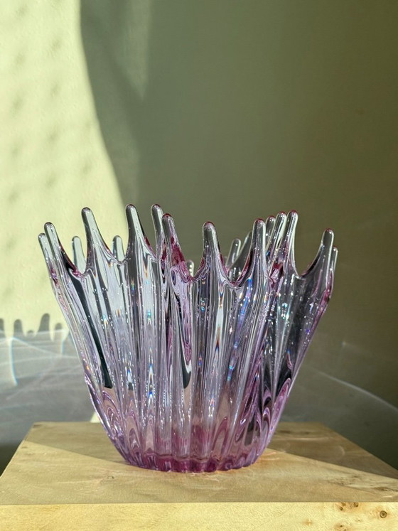 Raro vaso di cristallo – Cristallerie de Bayel, Vasi (photo 2 of 9)