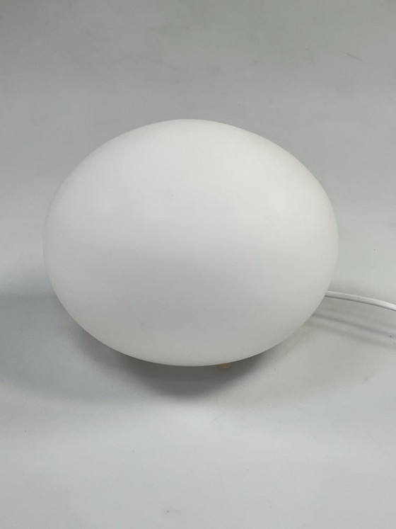 Vintage Milk Glass Table Lamp, Kare Design, Germany 1980s (photo 8 of 8)