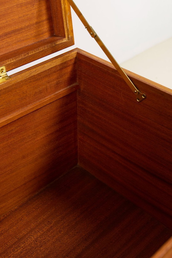 Image 1 of Baúl cofre para mantas de teca de mediados de siglo de Riis Antonsen, Aabenraa Dinamarca, años 60