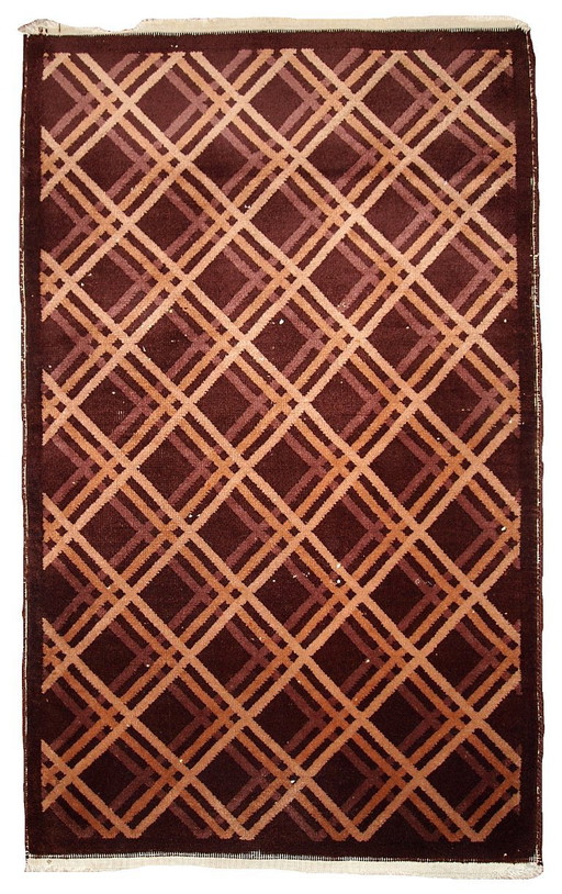 Tappeto cinese antico Art Déco fatto a mano, 91 cm x 150 cm, anni '20 - 1B389