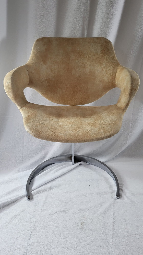 Image 1 of Table and Chairs by Boris Tabacoff, France, Space Age 1970s, Set of 5