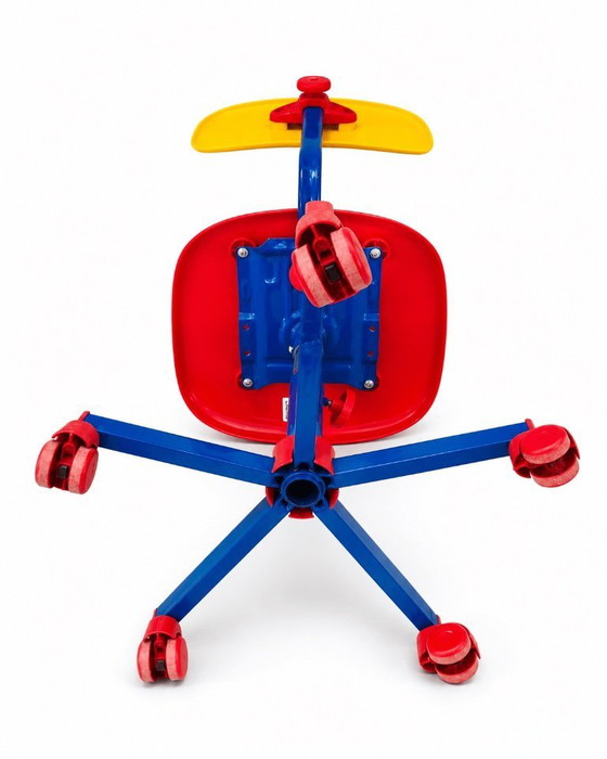 Image 1 of IKEA Frippe children's desk chair Memphis style