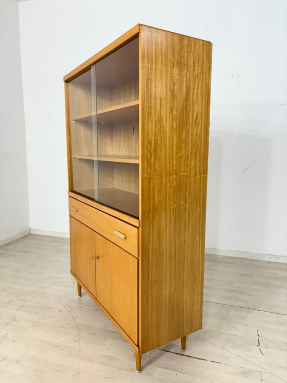 Image 1 of Elegant mid-century highboard – stylish display cabinet from the 1960s