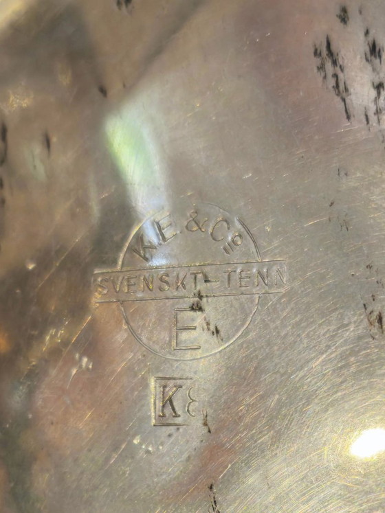 Image 1 of Posate antiche, candeliere e contenitore in argento del 1919.