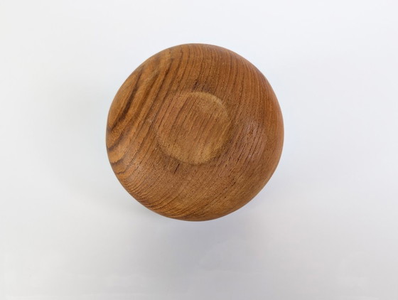Image 1 of Set of 2 vintage wooden bowls, teak bowls, Danish design, tapas