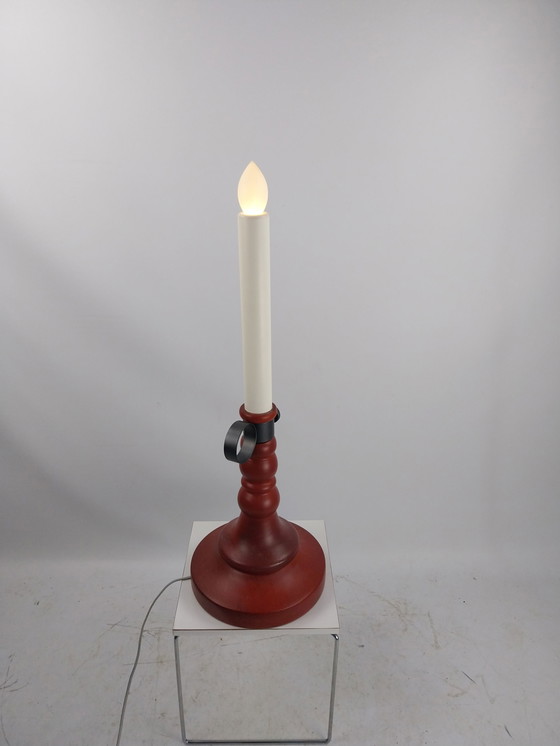 Image 1 of 1x vintage ikea strälla candle stick floorlamp Table lamp. 