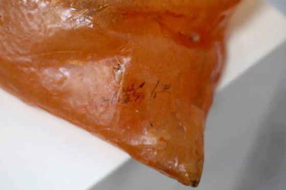 Image 1 of Lamp, Cushion-shaped Light Sculpture, Signed Hajime Goto, Japan