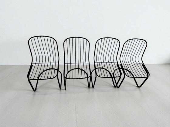 Image 1 of 4 x Gastone Rinaldi high-quality Italian dining chairs