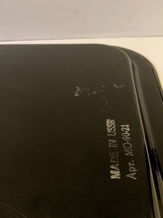 Image 1 of Bandeja de metal pintado Jostovo, motivos florales, fabricada en la URSS