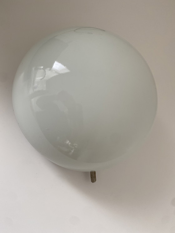 Image 1 of Vintage Opaline Glass Ceiling Lamp - Wall Lamp Massive - Opaline Glass '70s