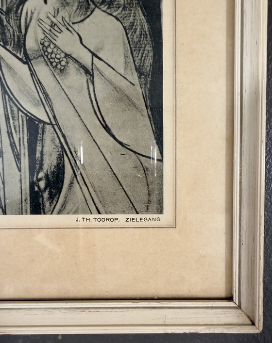 Jan Toorop 1858-1928 / Litografia Originale - Zielengang 1920 – Litografie e stampe, Paper (photo 2 of 8)