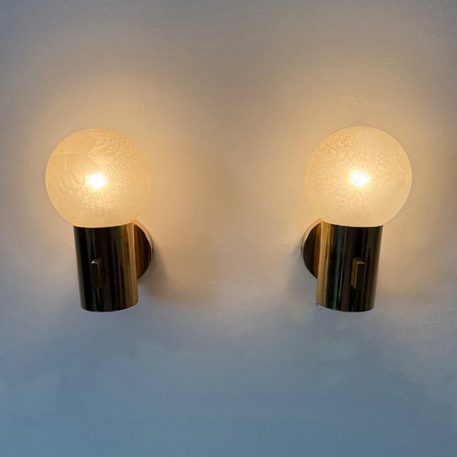Pair of Hans Agne Jackobsson wall lamps sconce , 1970s