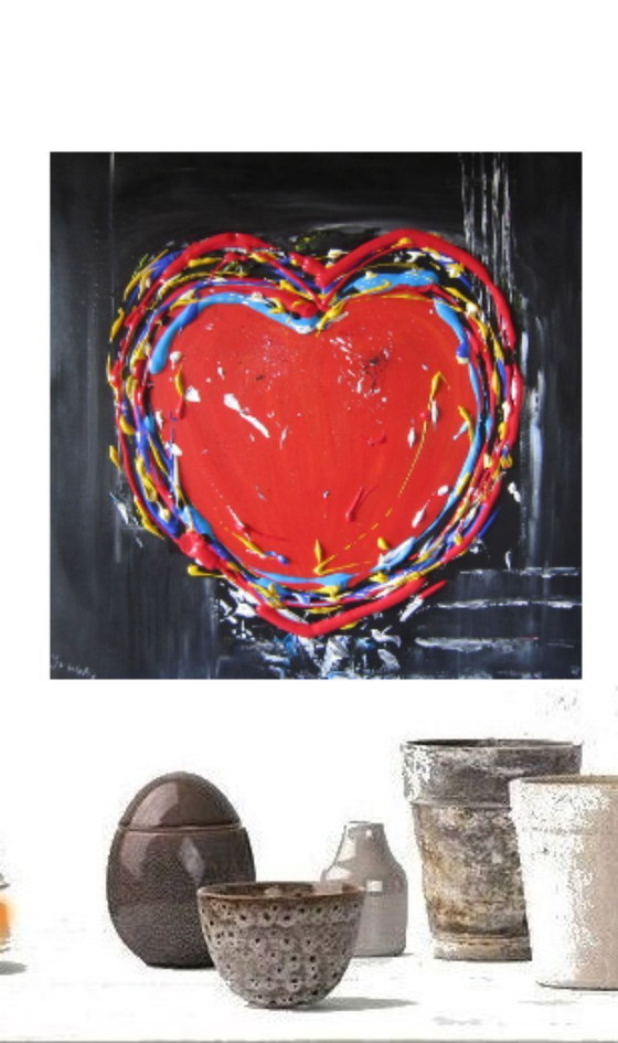 Image 1 of Abstract painting "Heart"