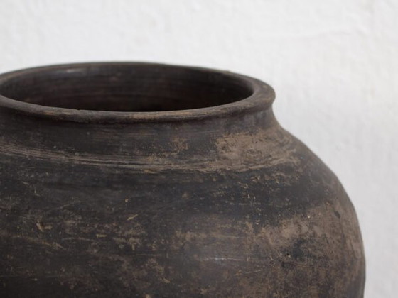 Vase en céramique ancien style wabi sabi (c.1900) #4 – Ceramic (photo 12 of 28)
