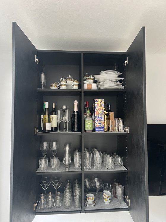 Image 1 of TV wall unit with mood fireplace