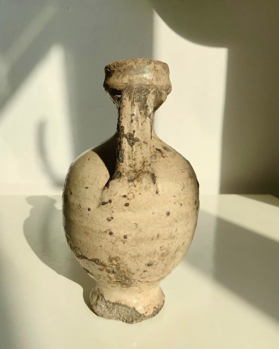 Image 1 of Small Quartara in polychrome majolica from Caltagirone