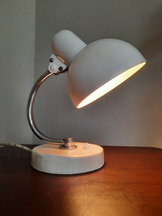 Kaiser iDell 6722 Table lamp, Art Deco, 1930s – Chrome, Metal (photo 4 of 14)