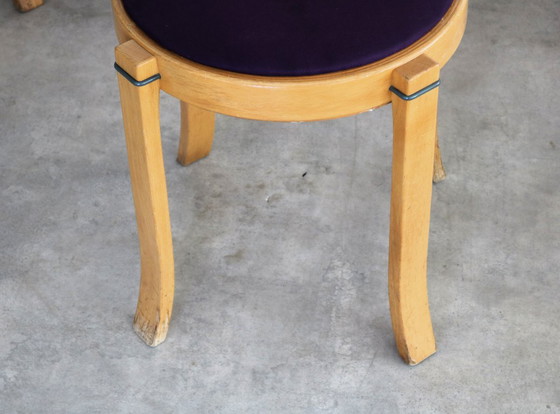 15x Vintage Jaren 70 Deense Stoelen – Eetkamerstoelen, Textile (photo 6 of 9)