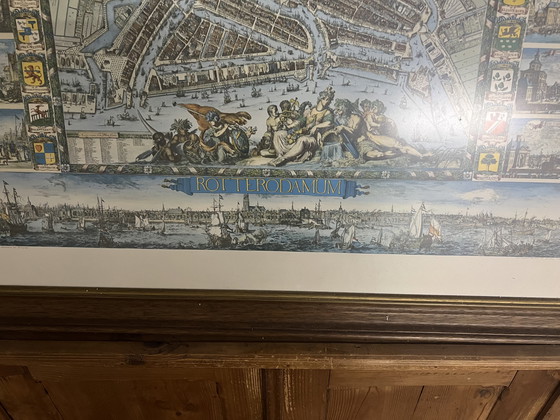 Image 1 of Caert De Vou Mappa di Rotterdam nel 1964