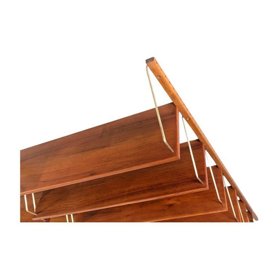 Image 1 of Estante de pared original de mediados de siglo de Poul Cadovius Royal Cado 1960 en teca