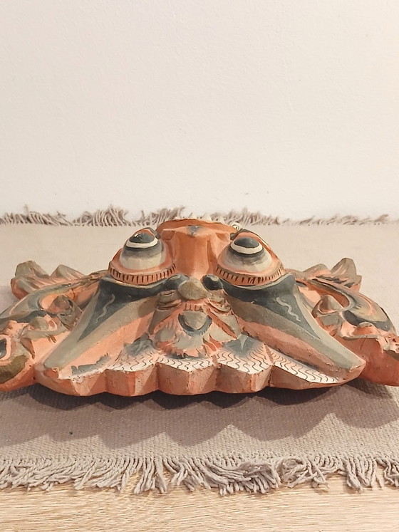 Authentische alte Balinesische Barong Maske 3. Trinestra Auge spätes 19. Jh., barong bali trinestra (Foto 12 von 15)
