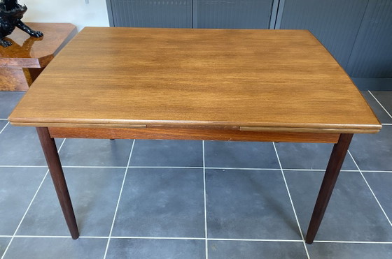 Extendable Scandinavian teak table by Johannes Andersen for Samcom Denmark An60 – Dining tables, Wood (photo 20 of 20)