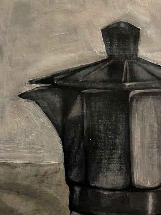 Coffee Maker – Walter Geraci, Paintings & Drawings, Canvas (photo 8 of 11)
